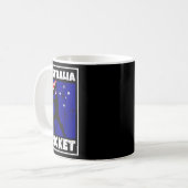 Mug Drapeau de fan de cricket australien d'Australie C (Devant gauche)