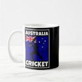 Mug Drapeau de fan de cricket australien d'Australie C (Gauche)