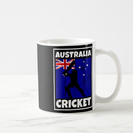 Mug Drapeau de fan de cricket australien d'Australie C (Droite)