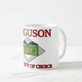 Mug Drapeau de Ferguson, Missouri (Devant droit)