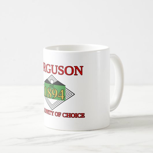 Mug Drapeau de Ferguson, Missouri (Devant droit)