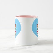 Mug Drapeau de Fidji (Centre)