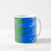 Mug Drapeau de fierté abstrait omniromantique tripant  (Devant droit)