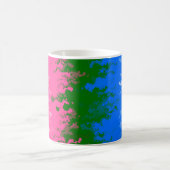 Mug Drapeau de fierté abstrait omniromantique tripant  (Centre)