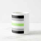 Mug Drapeau de fierté agender (Centre)