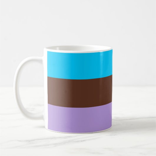 Mug Drapeau de fierté androsexuelle (Gauche)