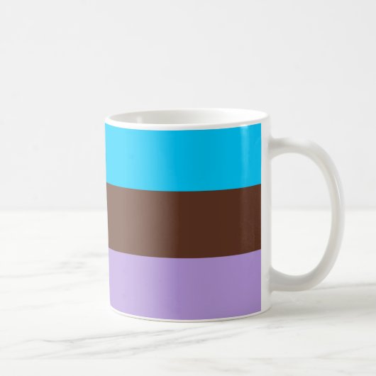 Mug Drapeau de fierté androsexuelle (Droite)