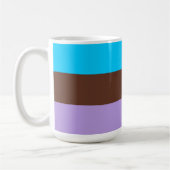 Mug Drapeau de fierté androsexuelle (Gauche)