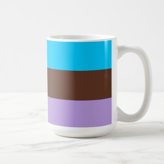 Mug Drapeau de fierté androsexuelle (Droite)