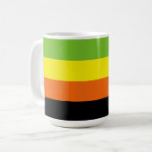 Mug Drapeau de fierté aromantique (Devant gauche)
