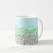 Mug Drapeau de fierté Autoromantique Trippy Boho Groov (Devant droit)