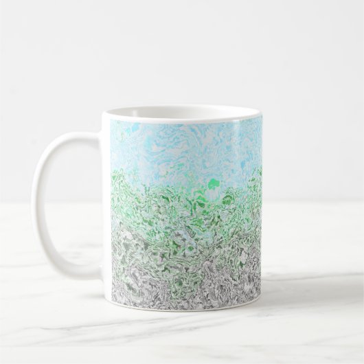 Mug Drapeau de fierté Autoromantique Trippy Boho Groov (Gauche)