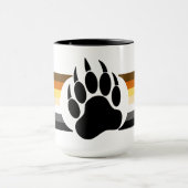 Mug Drapeau de fierté Awesome Bear patte d'ours (Centre)