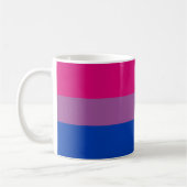 Mug Drapeau de fierté bisexuel (Gauche)