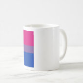 Mug Drapeau de fierté bisexuel (Devant droit)