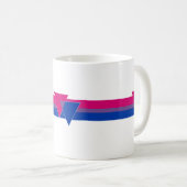 Mug Drapeau de fierté bisexuel (Devant droit)