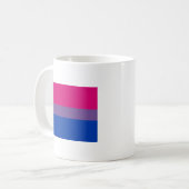 Mug Drapeau de fierté bisexuelle (Devant gauche)