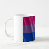 MUG DRAPEAU DE FIERTÉ BISEXUELLE À MOTIF ONDULÉ (Gauche)