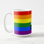 Mug Drapeau de fierté bispirituel de SlipperyJoe's sym (Gauche)