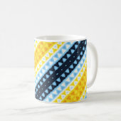 Mug Drapeau de fierté BoHo Groovy Géométrique Abstrait (Devant droit)