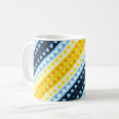 Mug Drapeau de fierté BoHo Groovy Géométrique Abstrait (Devant gauche)