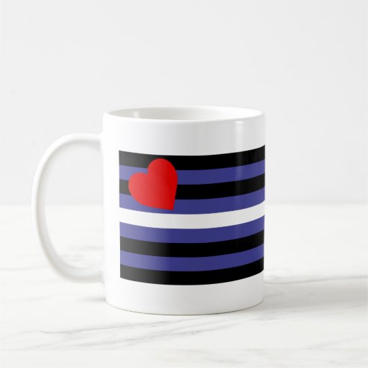 Mug Drapeau de fierté cuir (Gauche)