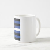 Mug Drapeau de fierté d'aigle en cuir (Devant droit)