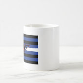 Mug Drapeau de fierté d'aigle en cuir (Centre)