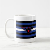 Mug Drapeau de fierté d'aigle en cuir (Gauche)