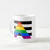 Mug Drapeau de fierté d'allié (Devant gauche)