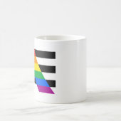 Mug Drapeau de fierté d'allié (Centre)