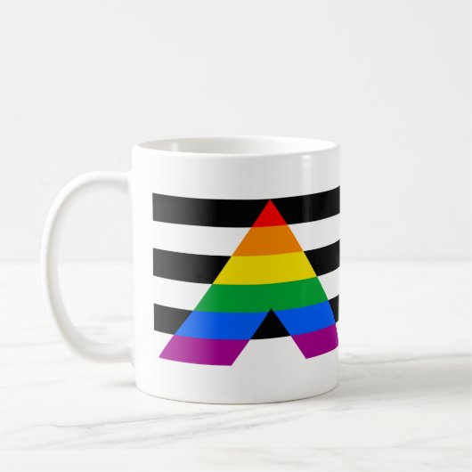 Mug Drapeau de fierté d'allié (Gauche)