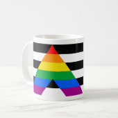 Mug Drapeau de fierté d'allié (Devant gauche)