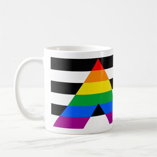 Mug Drapeau de fierté d'allié (Gauche)