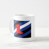 Mug Drapeau de fierté de bottes (Devant gauche)