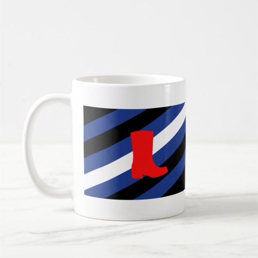 Mug Drapeau de fierté de bottes (Gauche)