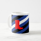 Mug Drapeau de fierté de bottes (Devant gauche)