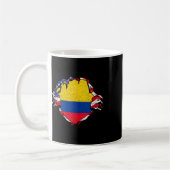 Mug Drapeau de fierté de Colombie Drapeau national de (Gauche)
