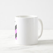 Mug Drapeau de fierté de fille de cuir (Devant droit)