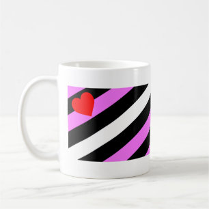 Mug Drapeau de fierté de fille de cuir