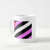 Mug Drapeau de fierté de fille de cuir (Devant gauche)