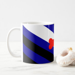 Mug Drapeau de fierté de jeu de chiots de SlipperyJoe