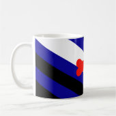 Mug Drapeau de fierté de jeu de chiots de SlipperyJoe (Gauche)