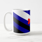 Mug Drapeau de fierté de jeu de chiots de SlipperyJoe (Gauche)
