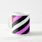 Mug Drapeau de fierté de la fille de cuir (Devant gauche)