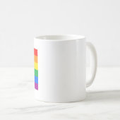 Mug Drapeau de fierté de niche arc-en-ciel (Devant droit)