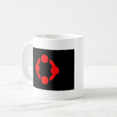 Mug Drapeau de fierté de niche (Noir) (Devant gauche)