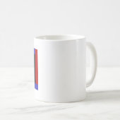 Mug Drapeau de fierté de pied (empreinte de pied) (Devant droit)