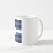 Mug Drapeau de fierté de pratique en cuir (Devant droit)