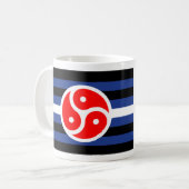 Mug Drapeau de fierté de pratique en cuir (Devant gauche)